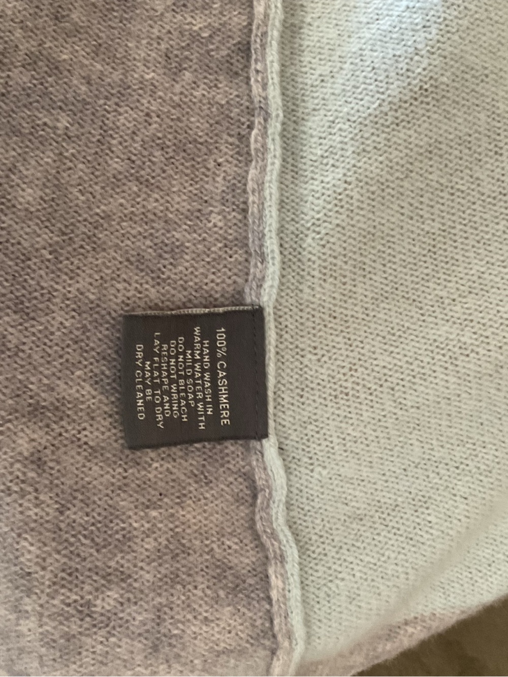 Cashmere Colorblock Open-Front Cardigan - Picture 4 of 5